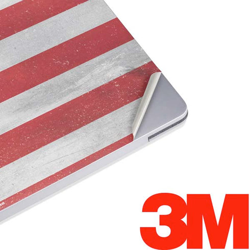 American Flag Distressed Surface Laptop 2 Skin